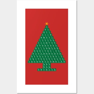 Oh Chemistree - Periodic Table Christmas Tree Posters and Art